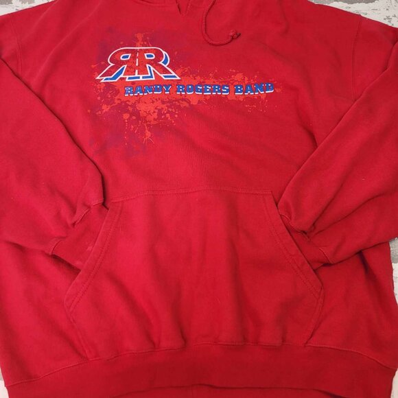 2514 Sport-Tek Randy Rogers Band Red Hoodie Men's XL‎ - Picture 1 of 5
